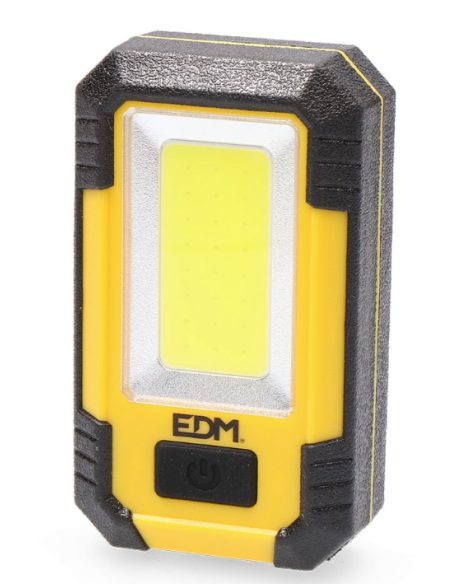 Linterna LED 8W con Imán y Gancho | EDM 36392