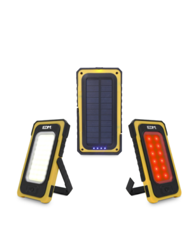 Linterna Solar LED 10W 750lm - Camping, Senderismo, Emergencias