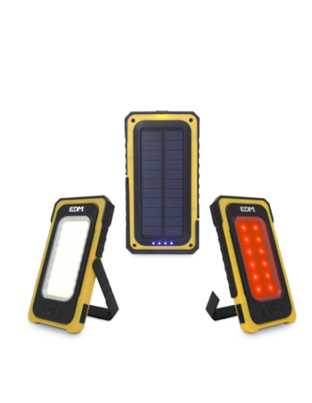 Linterna Solar LED 10W 750lm - Camping, Senderismo, Emergencias
