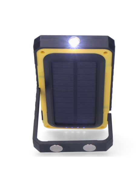 Linterna Solar LED 10W 750lm - Camping, Senderismo, Emergencias
