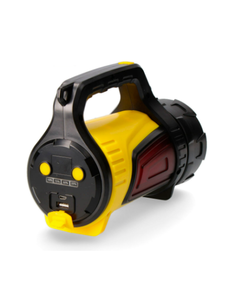 Linterna Multifuncional 10W con Power Bank y Luz Roja - Camping