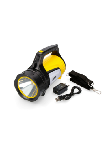 Linterna Multifuncional 10W con Power Bank y Luz Roja - Camping