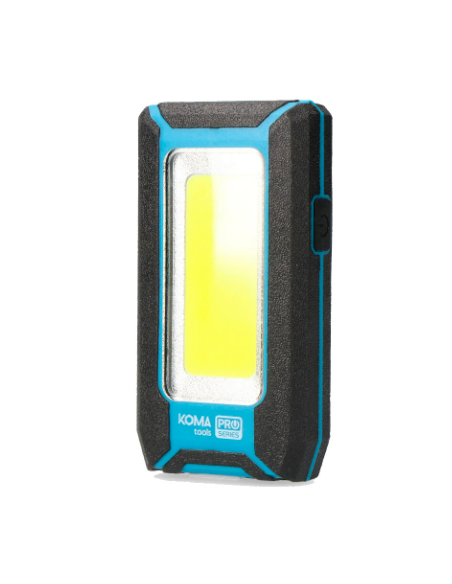 Linterna LED 8W 500lm - Recargable, Gancho, Imán, Power Bank