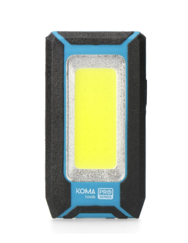 Linterna LED 8W 500lm - Recargable, Gancho, Imán, Power Bank