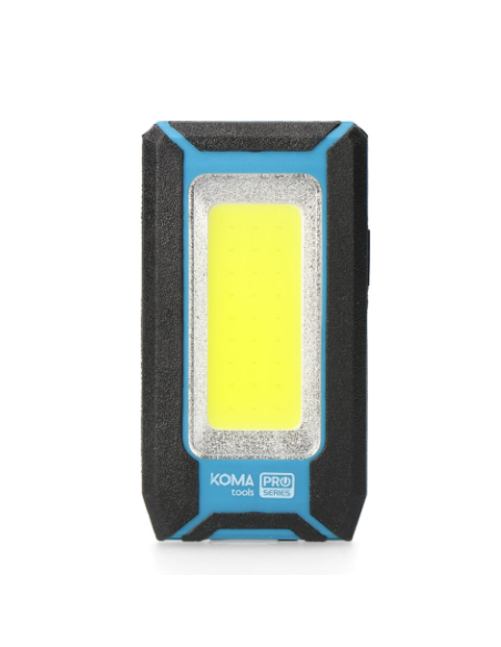 Linterna LED 8W 500lm - Recargable, Gancho, Imán, Power Bank