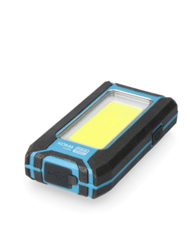 Linterna LED 8W 500lm - Recargable, Gancho, Imán, Power Bank