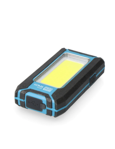 Linterna LED 8W 500lm - Recargable, Gancho, Imán, Power Bank