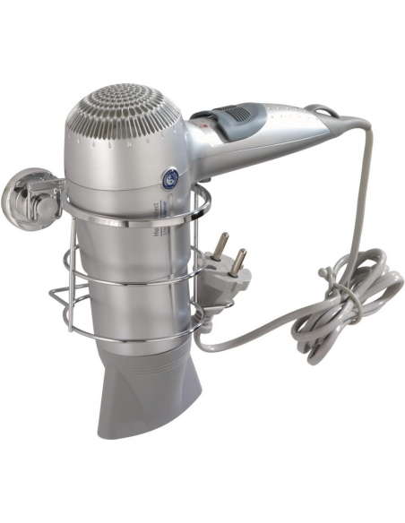 WENKO - soporte para secador de pelo - fijación sin taladrar