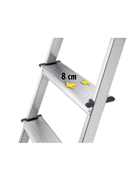 escalera aluminio estandar peldaño estrecho