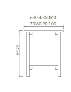 mesa camilla madera pino 2