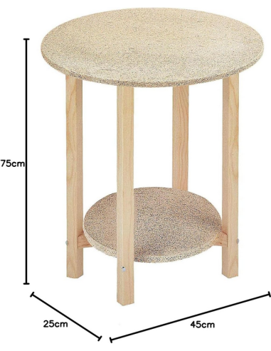 mesa camilla redonda