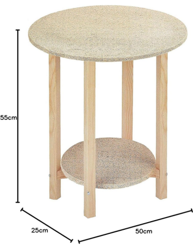 mesa camilla madera pino