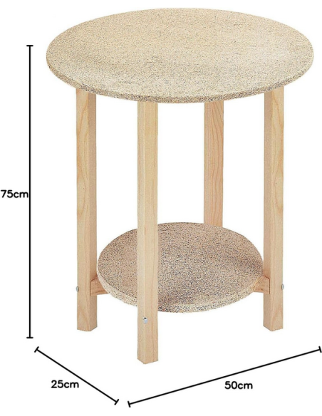 mesa camilla madera pino