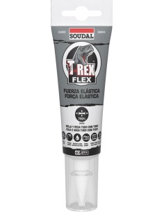 Adhesivo Sellador T-Rex Flex 125ml – Polímero Híbrido Negro | Fuerte