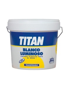 TITAN  - PINTURA BLANCO LUMINOSO 5 LITROS
