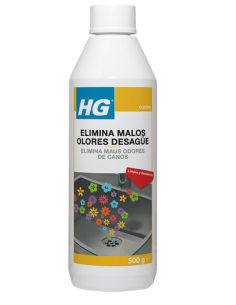 HG - Eliminador de malos olores (desagüe 0.5l), 500 Ml