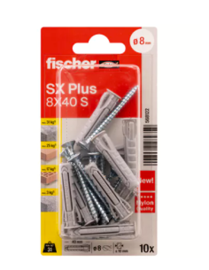 Fischer SX Plus S 8x40: Fijación segura y versátil