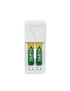 Varta: Mini Cargador + 2 Pilas Recargables AAA
