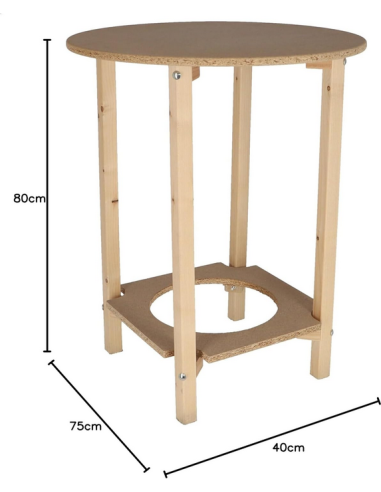 mesa camilla madera pino