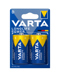 Blister de 2 pilas LR20 D Varta: Duraderas