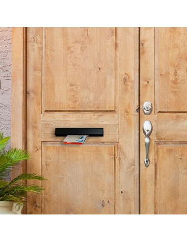 Bocacartas Aluminio Negro BTV: Económico y discreto