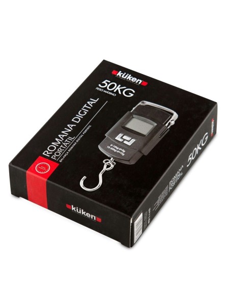 Romana Digital Portátil 50kg: Precisa y Fácil de Usar
