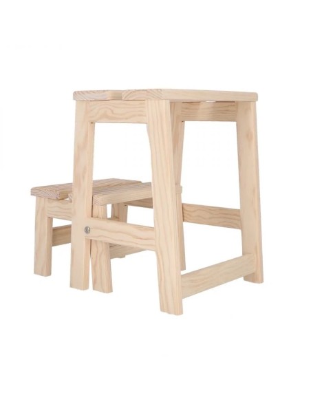 taburete madera plegable