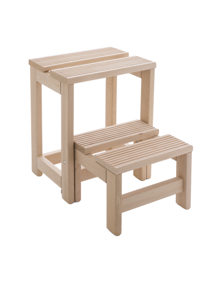 taburete madera plegable