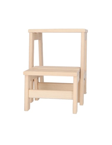 taburete madera plegable