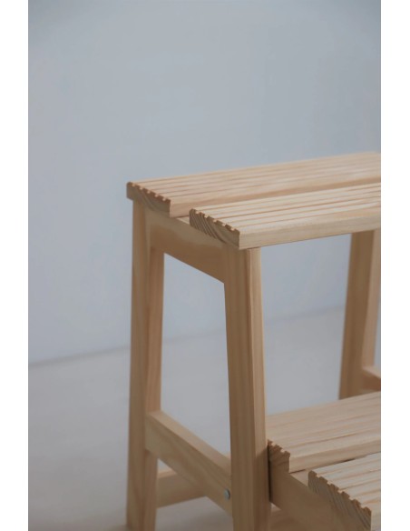 taburete madera plegable