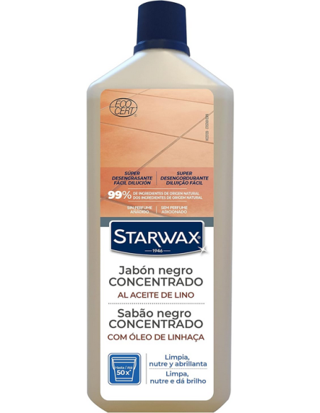 STARWAX Jabón Negro Concentrado al Aceite de Lino 1L