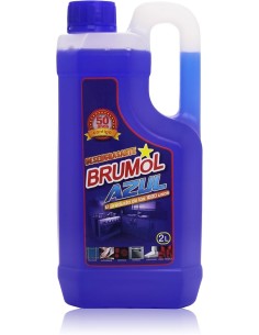 Envase de Desengrasante Azul Brumol 2000ml para grasa difícil