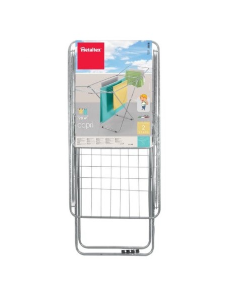 Tendedero Capri Metaltex: 20m, plegable, resistente.