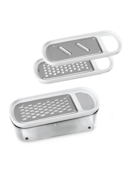 Rallador METALTEX "RAP-B" con 3 Cuchillas y Recipiente