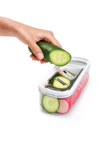 Rallador METALTEX "RAP-B" con 3 Cuchillas y Recipiente