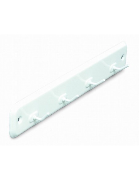 BRINOX Colgador para Cocina 4 Brazos Lacado Blanco - Orden y Estilo