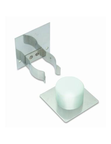 BRINOX Retenedor Inox y Tope Adhesivo Blanco - Fácil Instalación