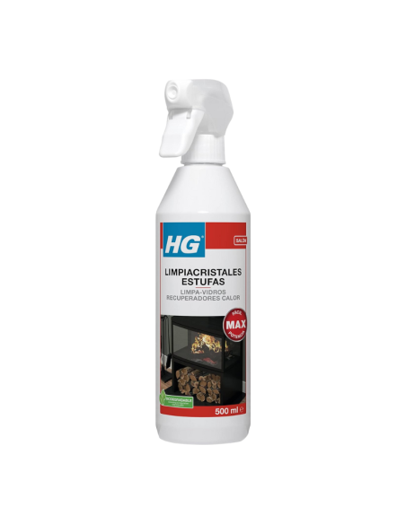 Limpiador HG - Elimina hollín y grasa de cristales de chimeneas y estufas.