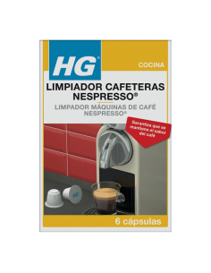 HG Cápsulas De Limpieza Para Nespresso - Pack 6 Unidades