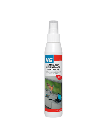 HG Limpiador Higienizante Para Pantallas 125 ML - Limpieza Segura