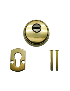 MICEL Escudo de Seguridad ES01 63 MM Latón Satinado - Protección 2