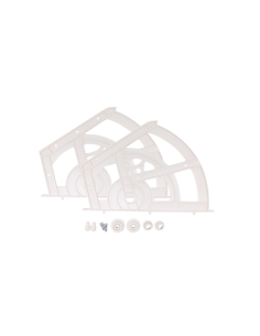 MICEL Juego Zapatero de 2 Baldas Blanco - Organización Práctica y Comp