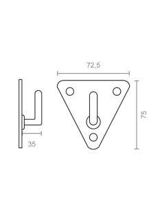 MICEL Placa Colgador para Extintor CG15 - Soporte Firme y Seguro 2