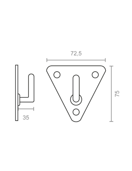 MICEL Placa Colgador para Extintor CG15 - Soporte Firme y Seguro