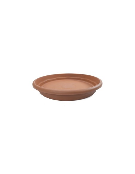 PLASTIKEN - PLATO REDONDO TERRA 50 CM - COLOR TERRACOTA