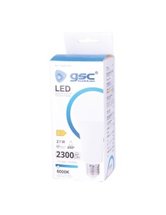 GSC Bombilla LED A70 21W E27 6000K - Iluminación Fría y Eficiente