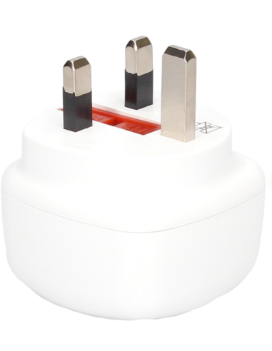 GSC Adaptador de Enchufe Inglés a Europeo - Seguro y Fácil de Usar