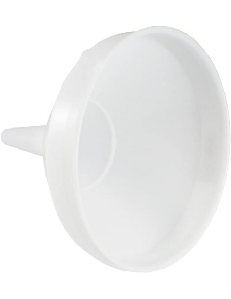 Embudo Plástico Grande 9L | 30 cm con Anilla | Uso Industrial