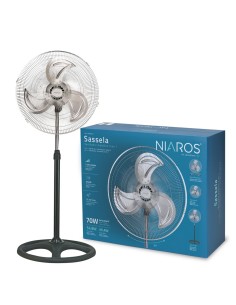 GSC Ventilador Metálico 3 en 1 Sassela 50CM 70W - Potente y Adaptable 2