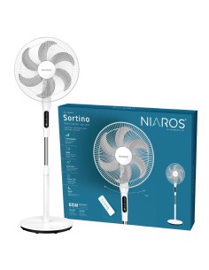 GSC Ventilador de Pie Sortino 43CM con Mando y Temporizador 2